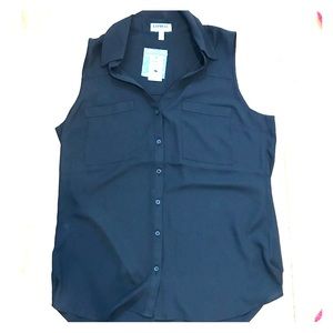 Express portofino shirt black size M